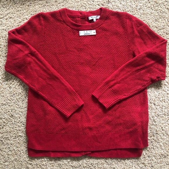 Madewell Backroad Button-back Sweater- SZ Small - Picture 3 of 5